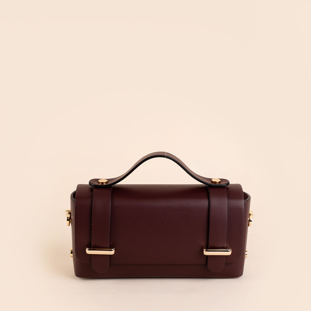 BORSA A MANO PICCOLA CON DOPPIA FIBBIA