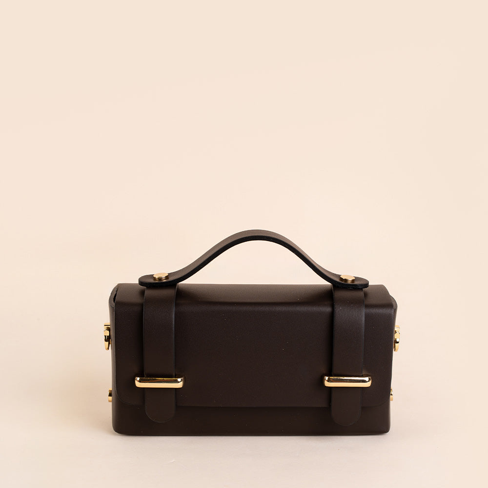 BORSA A MANO PICCOLA CON DOPPIA FIBBIA