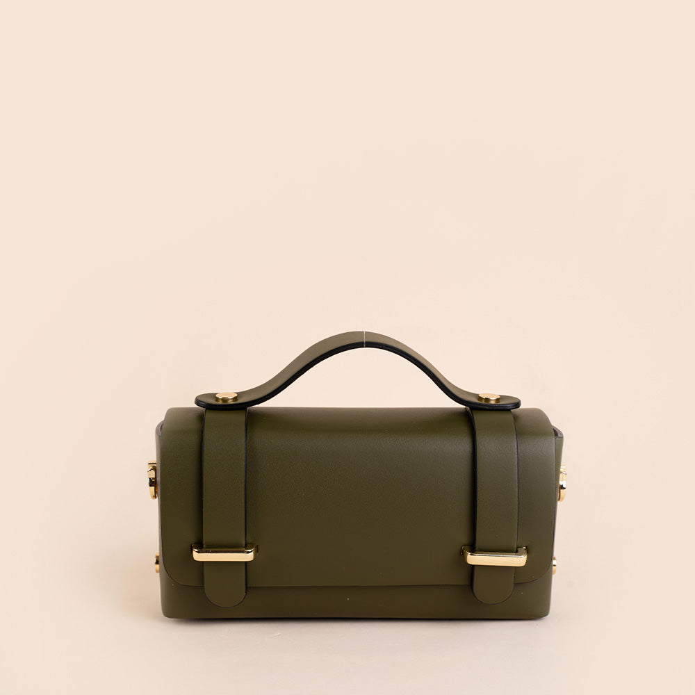 BORSA A MANO PICCOLA CON DOPPIA FIBBIA