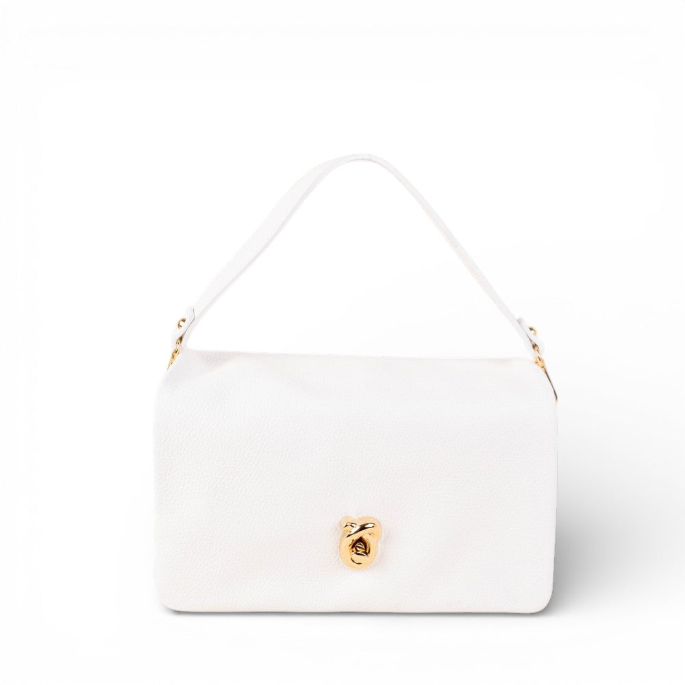 BORSA A MANO CON TRE SCOMPARTI E CHIUSURA A GIRELLO