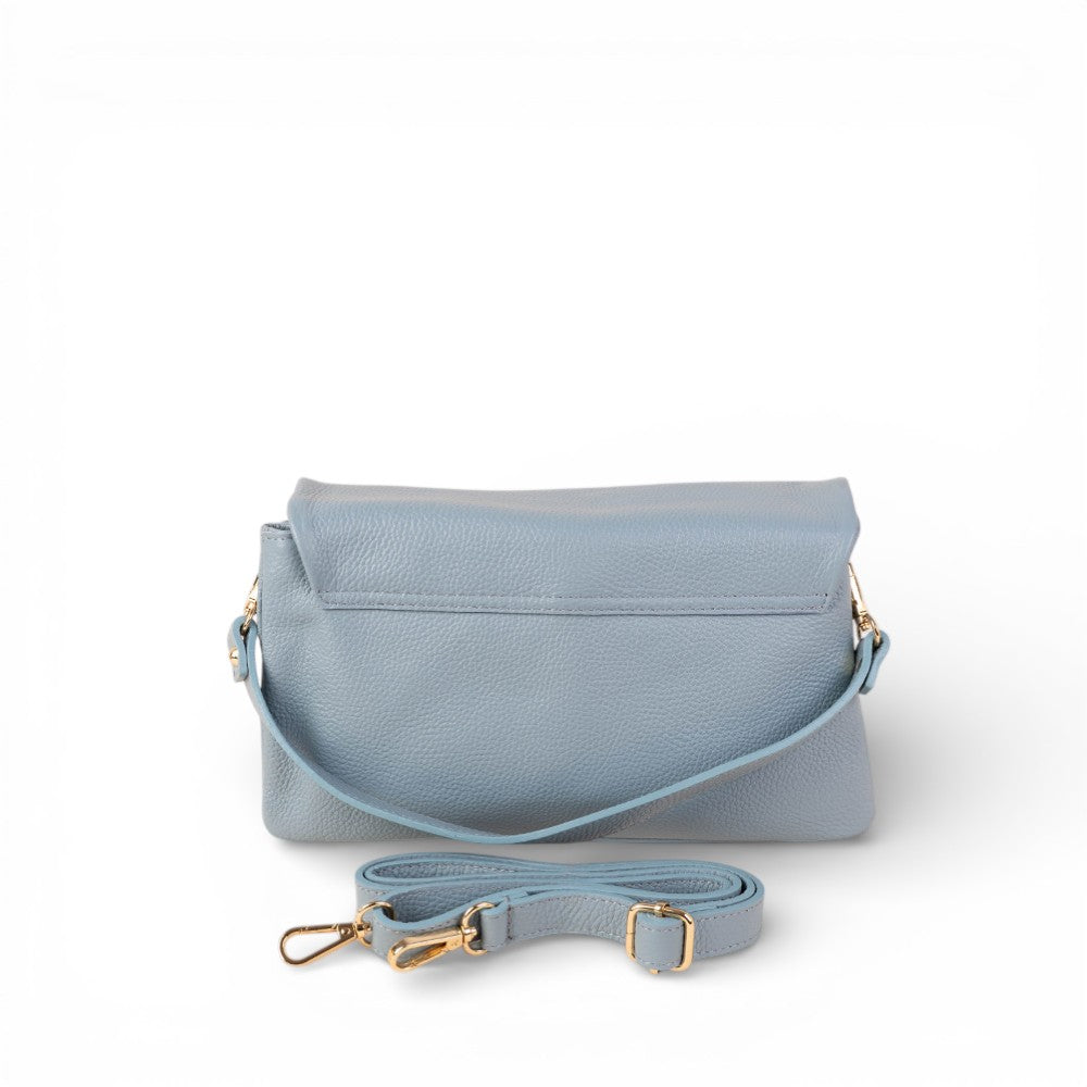 BORSA A MANO CON TRE SCOMPARTI E CHIUSURA A GIRELLO