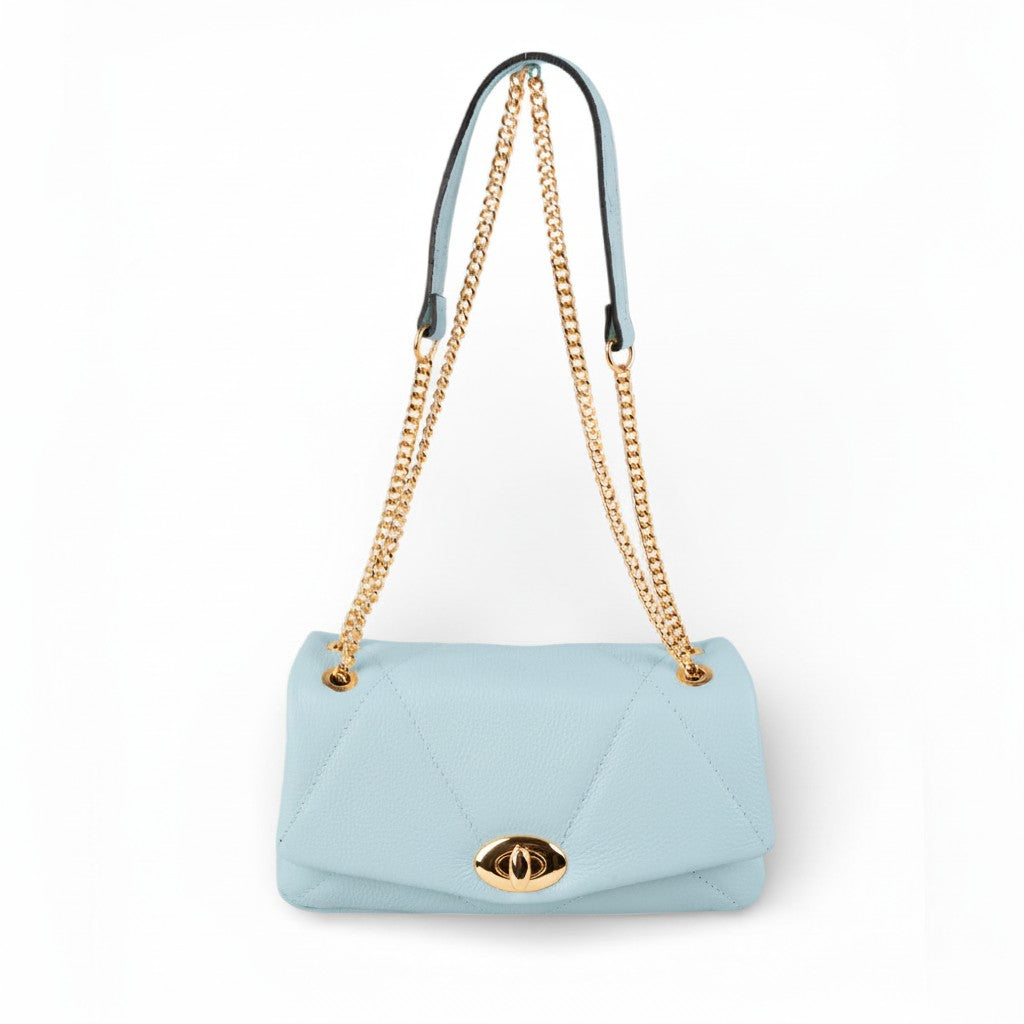 BORSA MATELASSE' CON CHIUSURA A GIRELLO