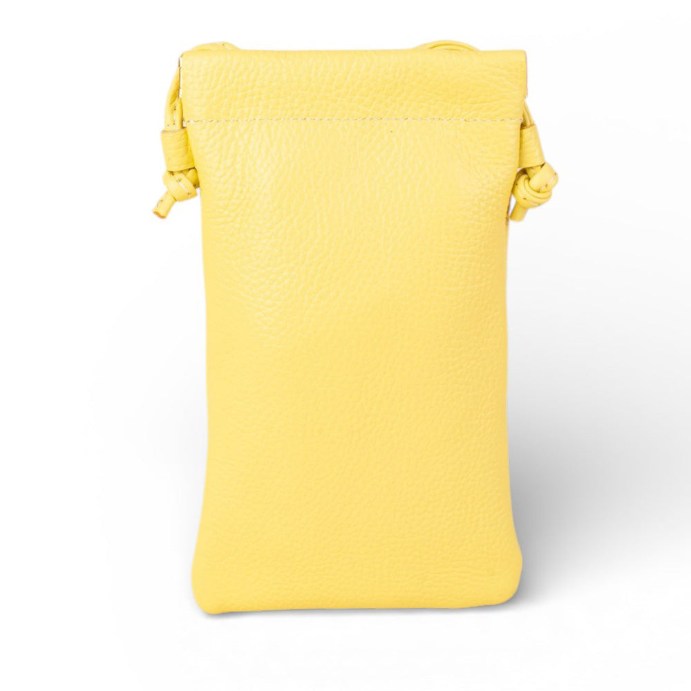 BORSA POCHETTE MODELLO PORTACELLULARE CON TRACOLLA E LACCI