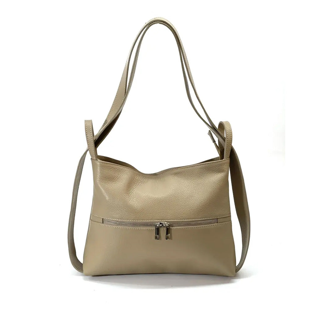 BORSA TRASFORMABILE IN ZAINO CON ZIP POSTERIORE