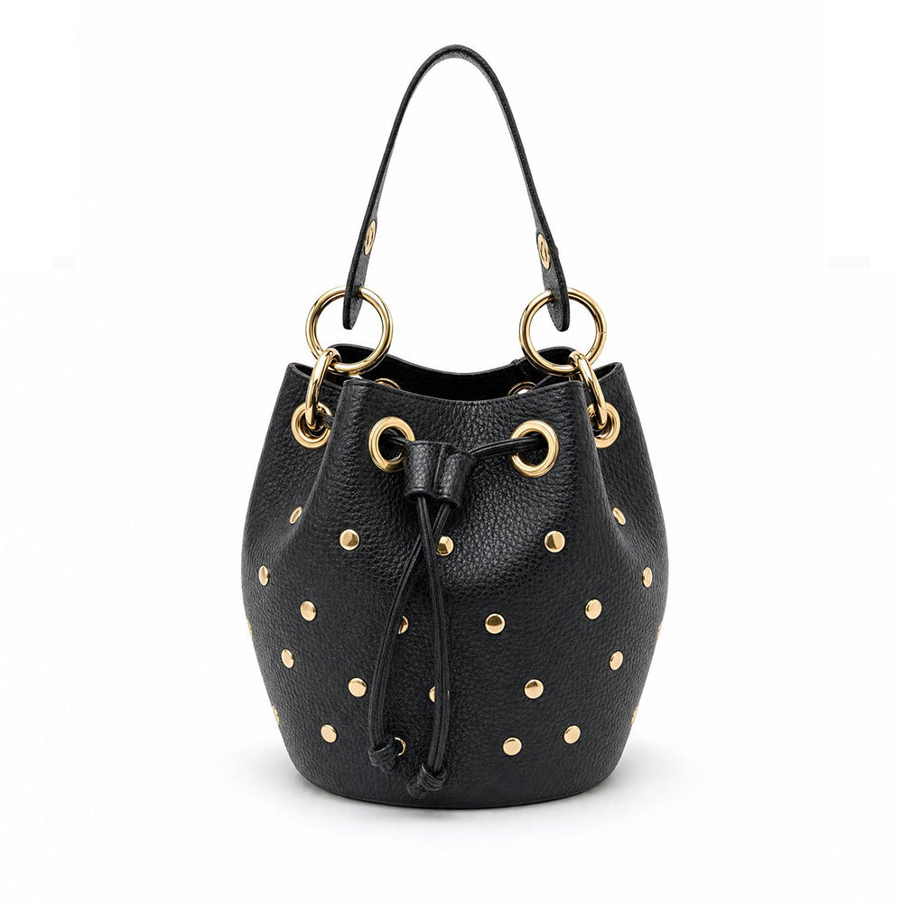 BORSA A MANO A SECCHIELLO CON BORCHIE