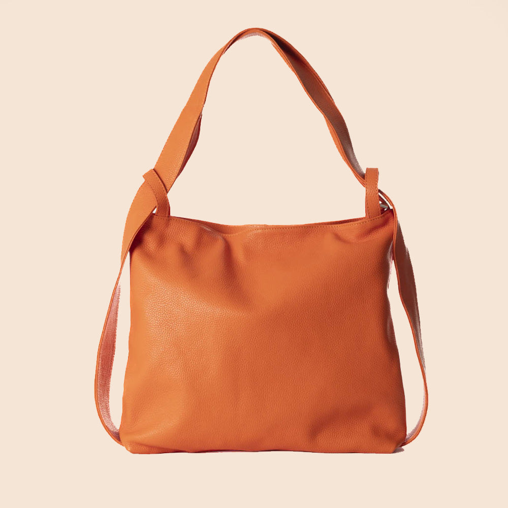 SHOULDER BAG CONVERTIBLE INTO A LARGE BACKPACK