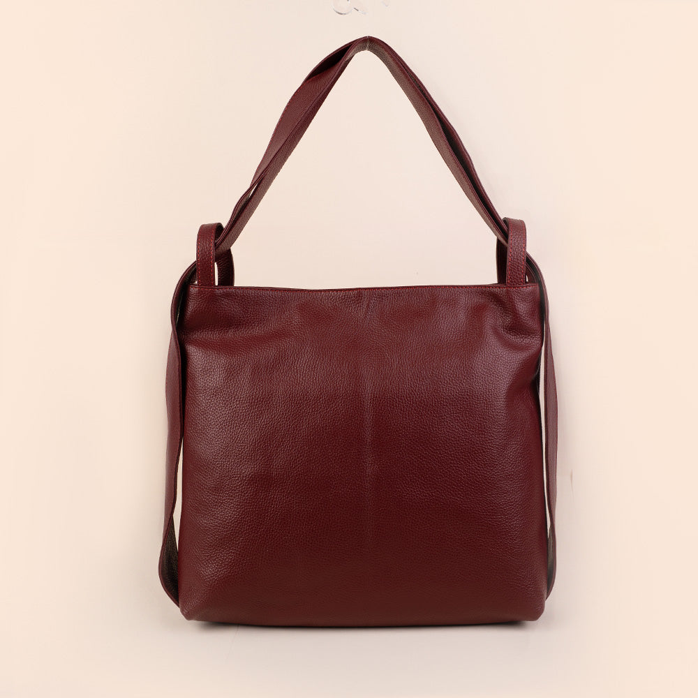 SHOULDER BAG CONVERTIBLE INTO A LARGE BACKPACK