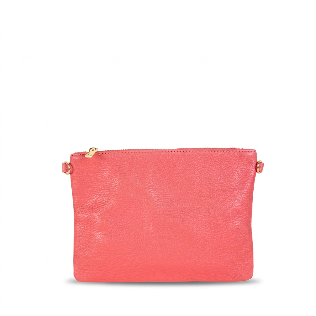 BORSA POCHETTE MEDIA RETTANGOLARE CLASSICA CON ZIP