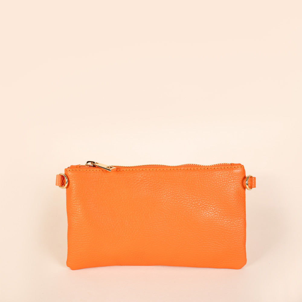 BORSA POCHETTE MINI RETTANGOLARE CLASSICA CON ZIP