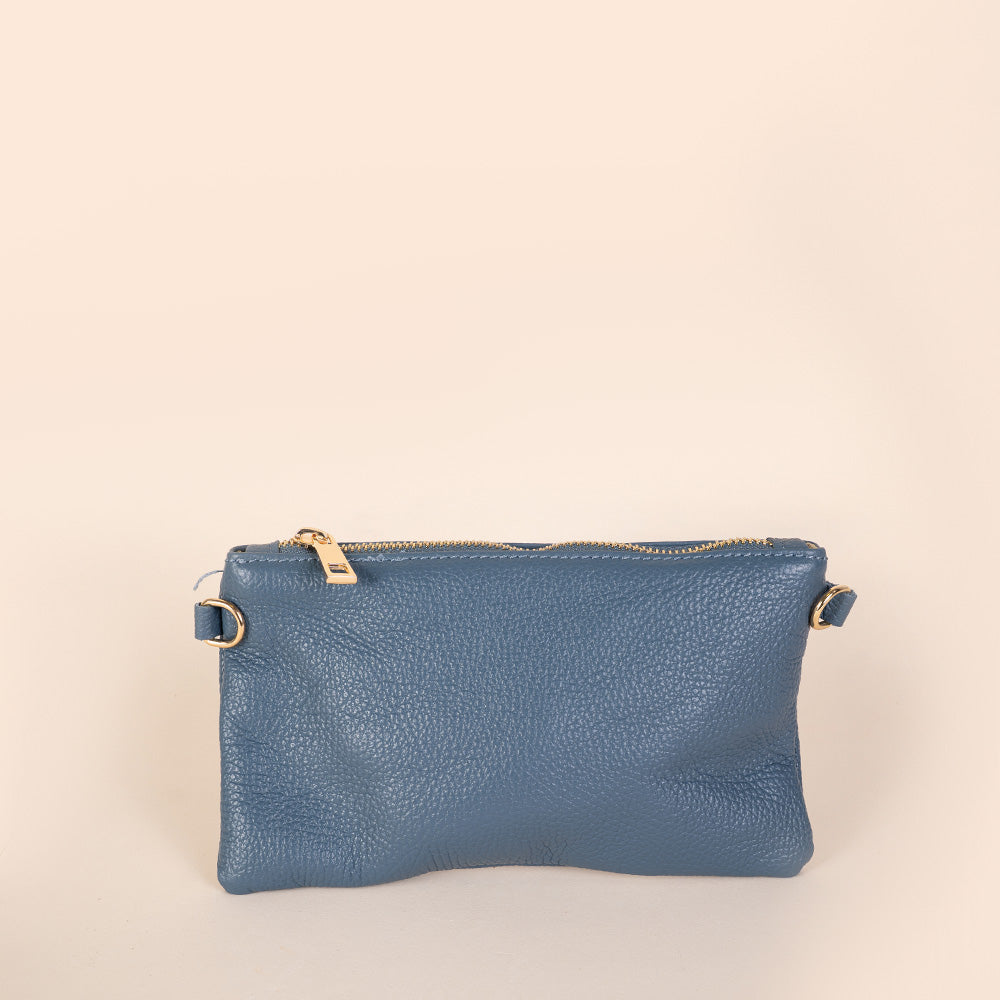 BORSA POCHETTE MINI RETTANGOLARE CLASSICA CON ZIP