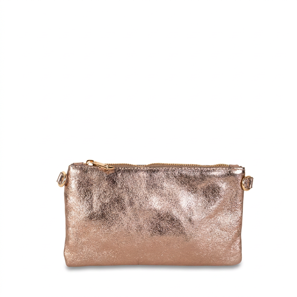 CLASSIC MINI RECTANGULAR ZIPPER CLUTCH BAG