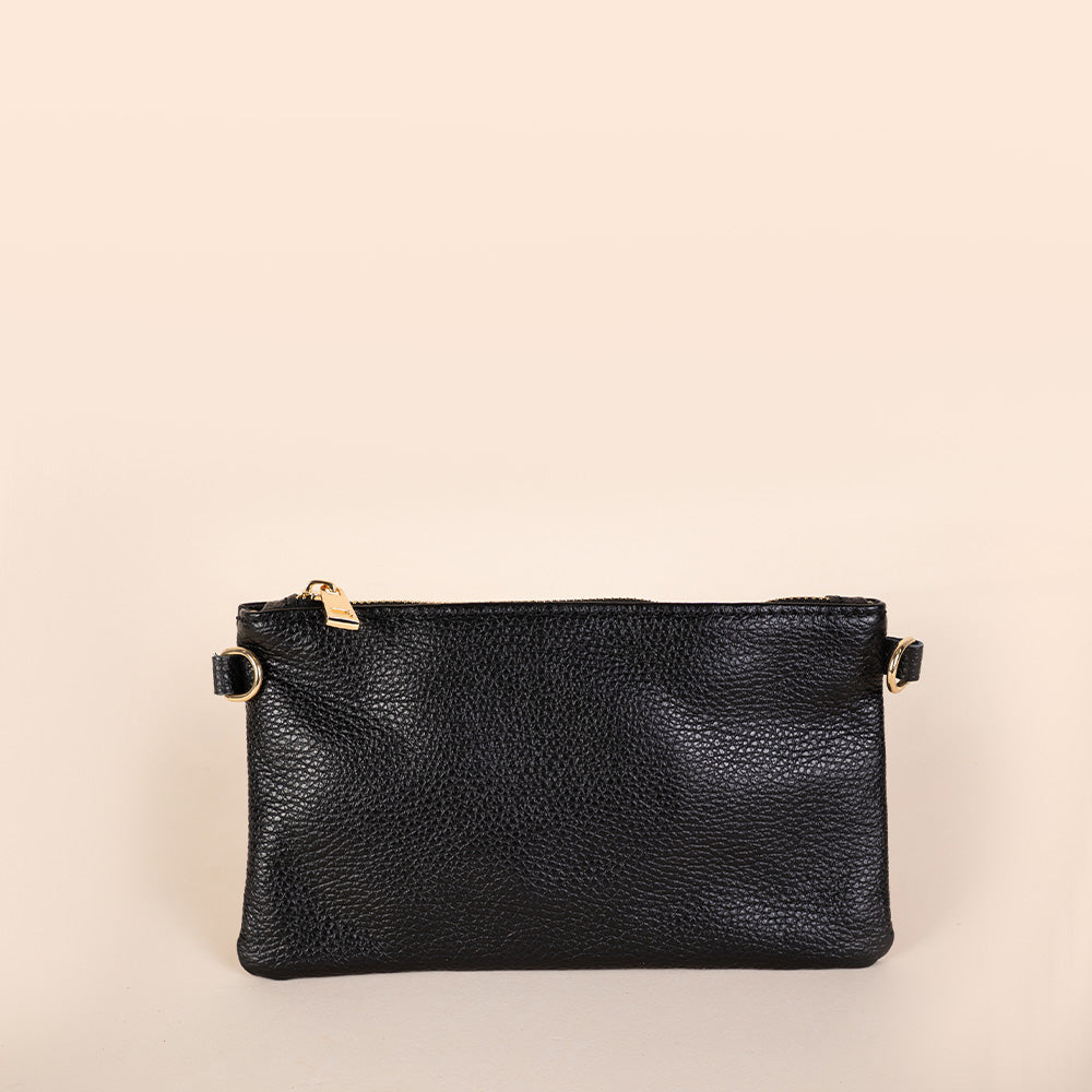 BORSA POCHETTE MINI RETTANGOLARE CLASSICA CON ZIP