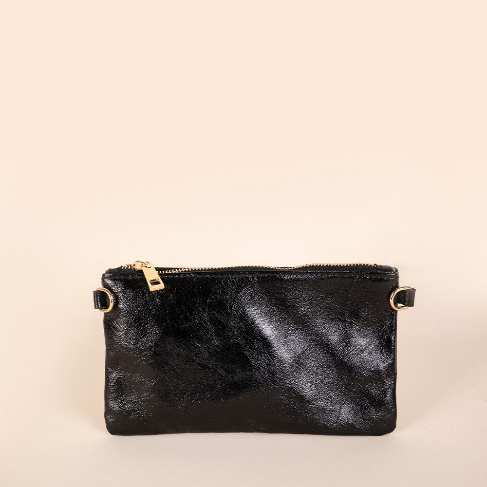 BORSA POCHETTE MINI RETTANGOLARE CLASSICA CON ZIP