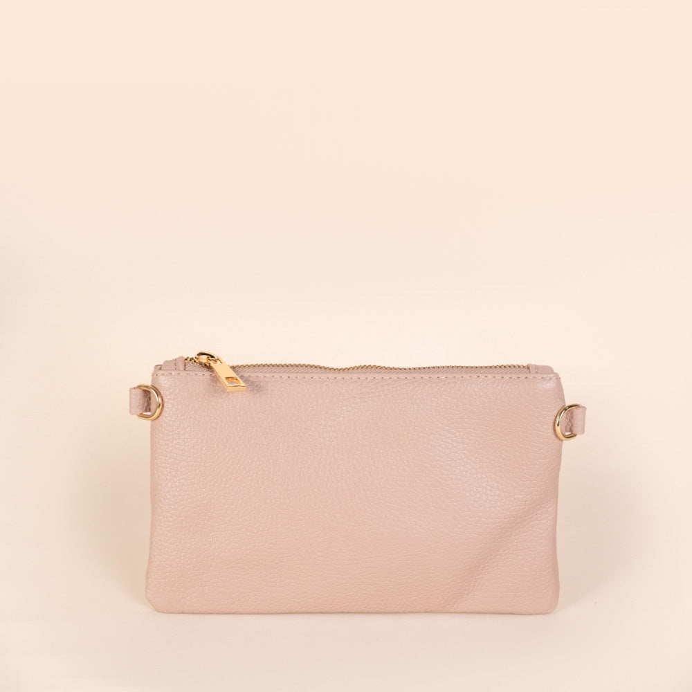 BORSA POCHETTE MINI RETTANGOLARE CLASSICA CON ZIP