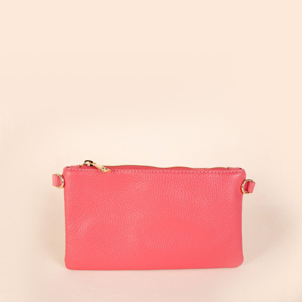 BORSA POCHETTE MINI RETTANGOLARE CLASSICA CON ZIP