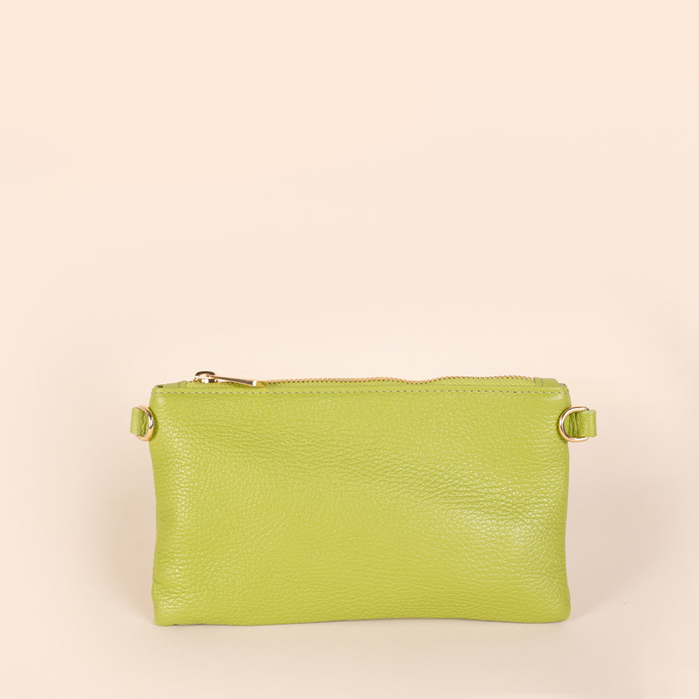 BORSA POCHETTE MINI RETTANGOLARE CLASSICA CON ZIP