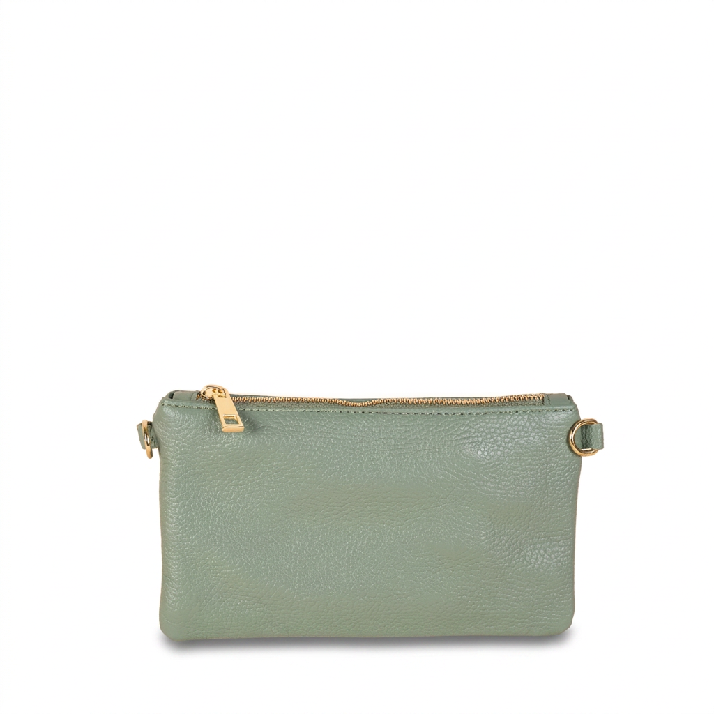 CLASSIC MINI RECTANGULAR ZIPPER CLUTCH BAG