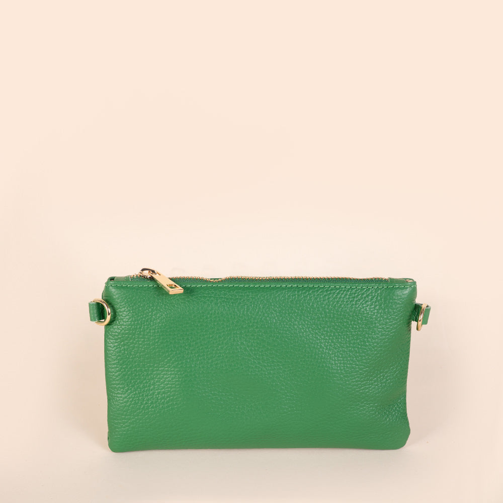BORSA POCHETTE MINI RETTANGOLARE CLASSICA CON ZIP