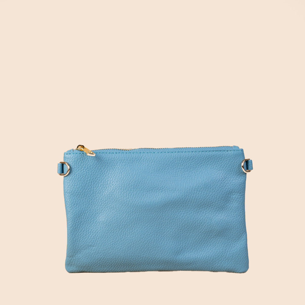 BORSA POCHETTE PICCOLA RETTANGOLARE CLASSICA CON ZIP