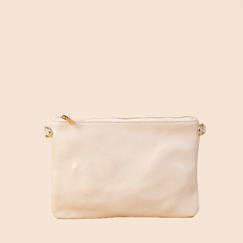 BORSA POCHETTE PICCOLA RETTANGOLARE CLASSICA CON ZIP