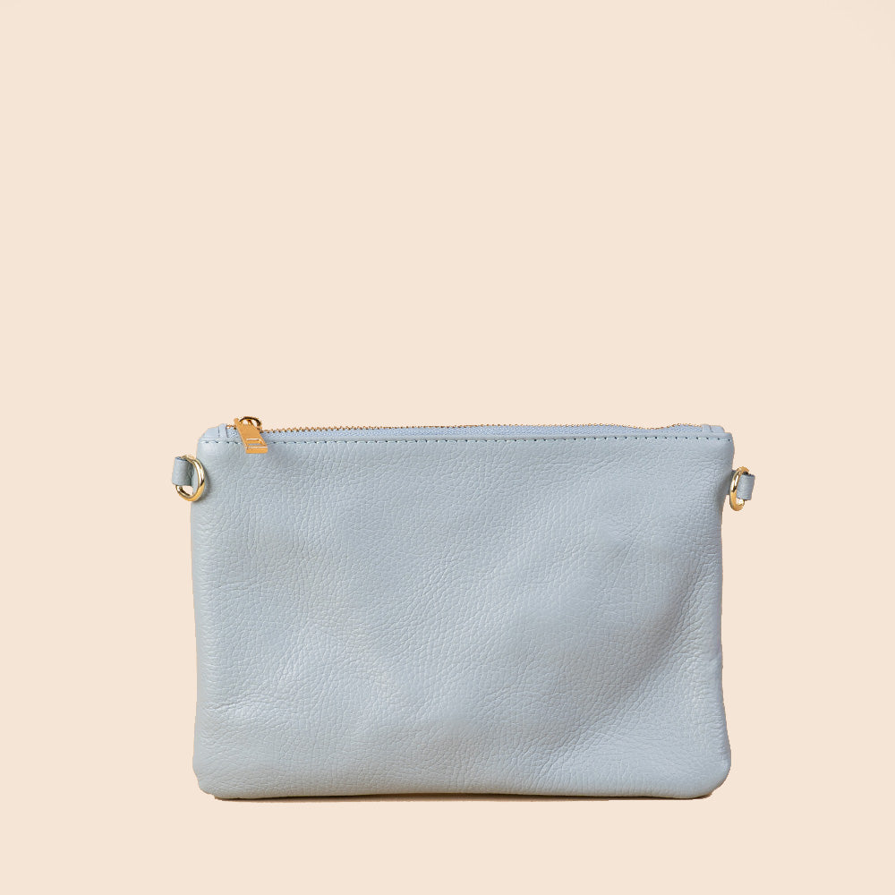 BORSA POCHETTE PICCOLA RETTANGOLARE CLASSICA CON ZIP