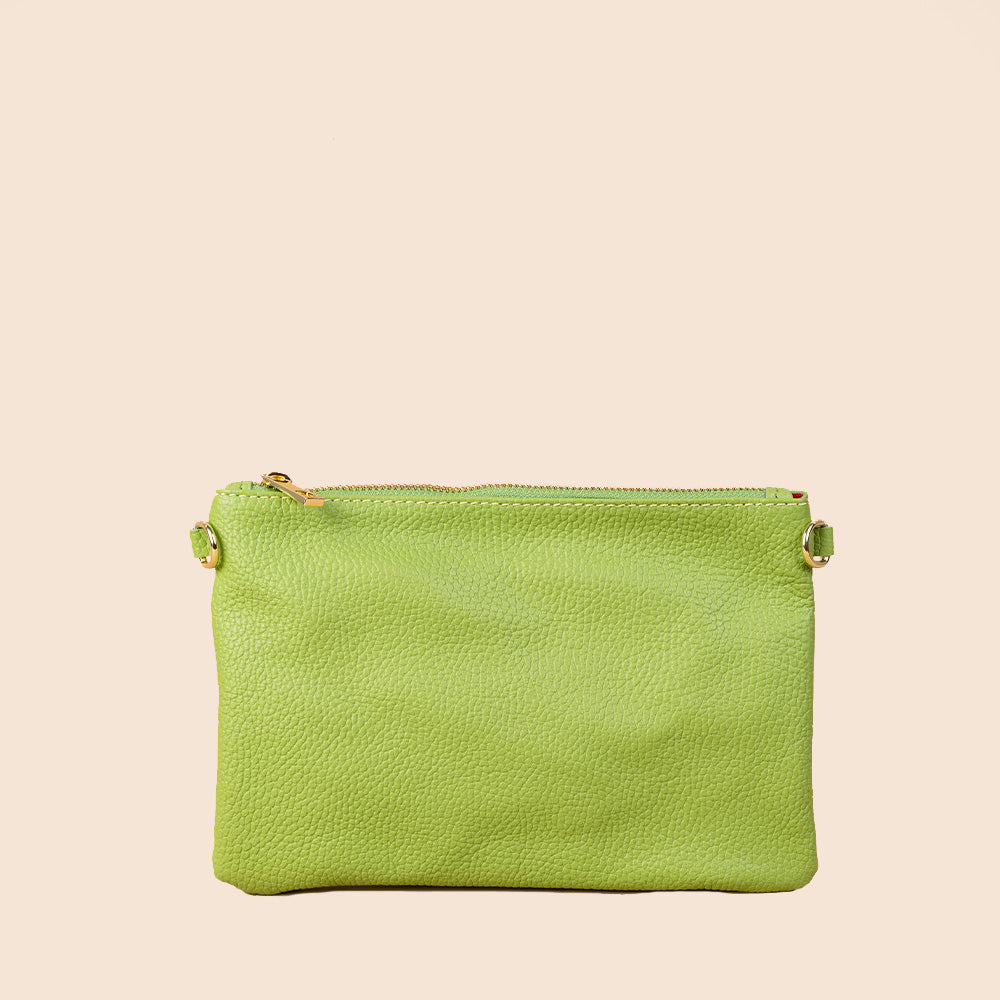 BORSA POCHETTE PICCOLA RETTANGOLARE CLASSICA CON ZIP