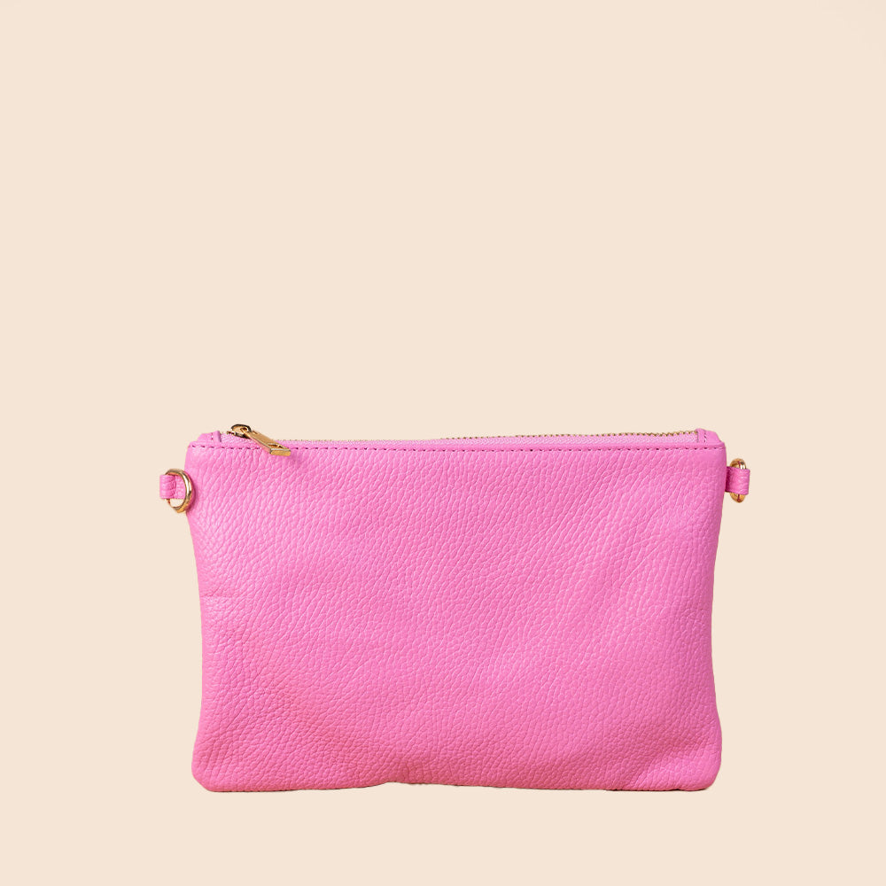 BORSA POCHETTE PICCOLA RETTANGOLARE CLASSICA CON ZIP