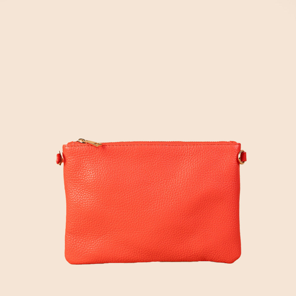 BORSA POCHETTE PICCOLA RETTANGOLARE CLASSICA CON ZIP