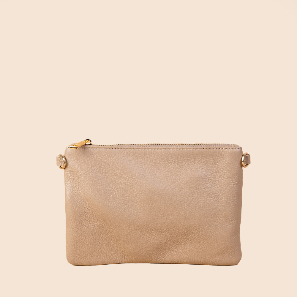 BORSA POCHETTE PICCOLA RETTANGOLARE CLASSICA CON ZIP