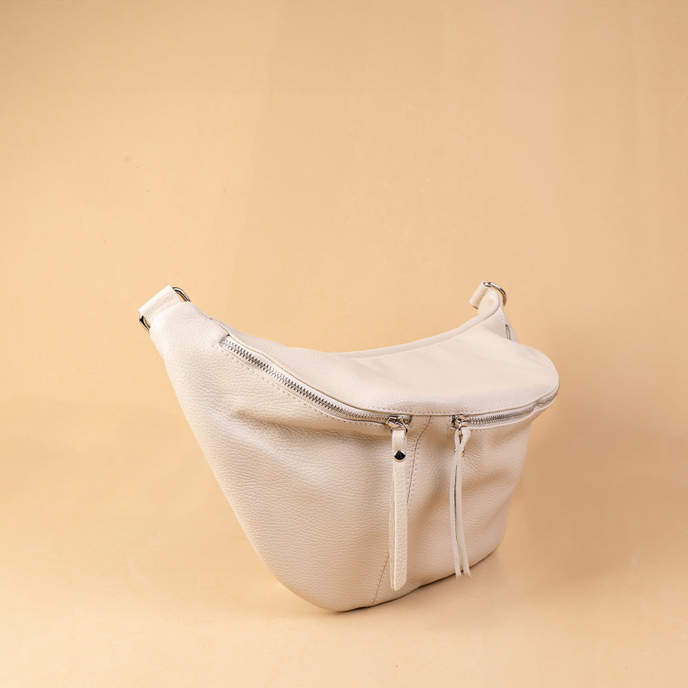BORSA MARSUPIO CON DOPPIA CHIUSURA A ZIP E TRACOLLA REMOVIBILE