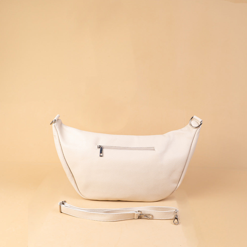 BORSA MARSUPIO CON DOPPIA CHIUSURA A ZIP E TRACOLLA REMOVIBILE