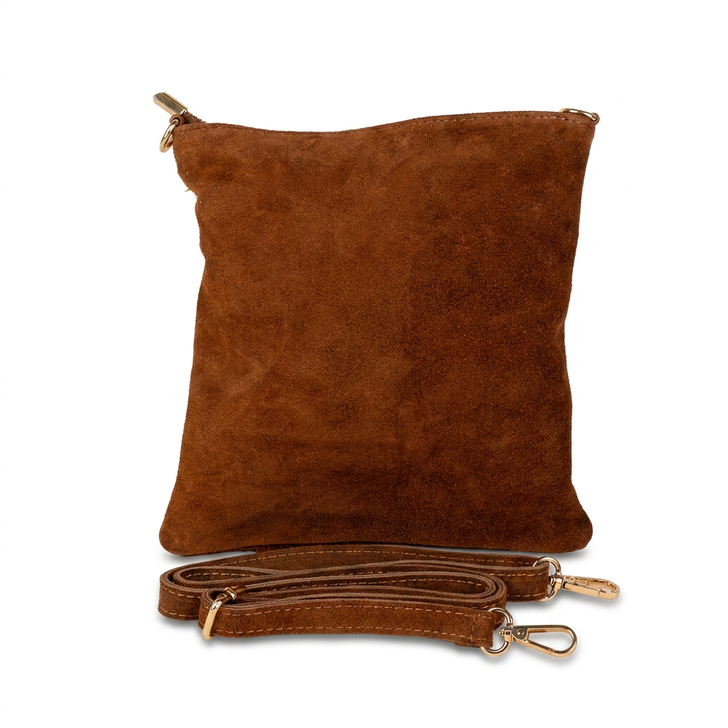 BORSA A TRACOLLA CON FRANGE E BORCHIE