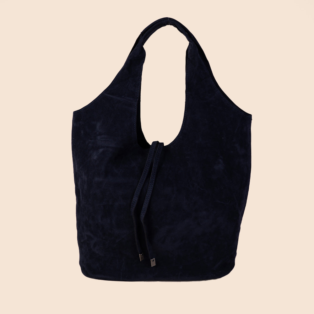 BORSA A SPALLA ECO CAMOSCIO CON SVUOTA BORSA , LACCI E TRACOLLA