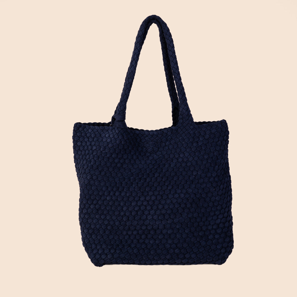 BORSA A SPALLA INTRECCIATA MORBIDA CON SVUOTA BORSA