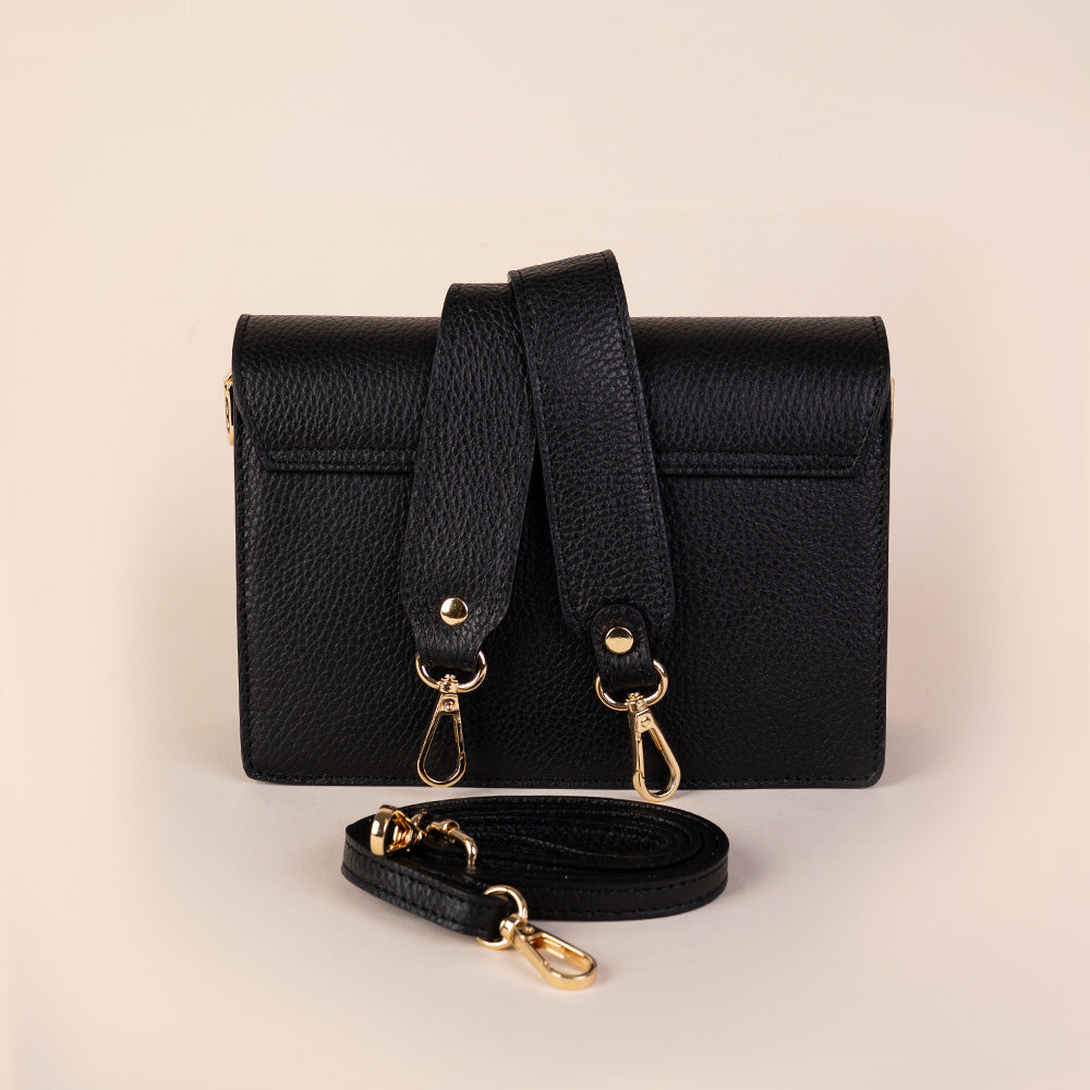 BORSA A SPALLA PICCOLA CON DOPPIA TRACOLLA