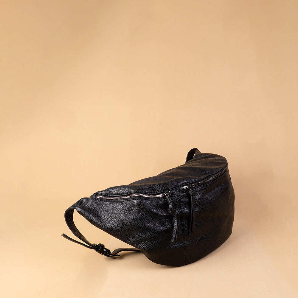 BORSA MARSUPIO A DOPPIA ZIP E TRACOLLA FISSA