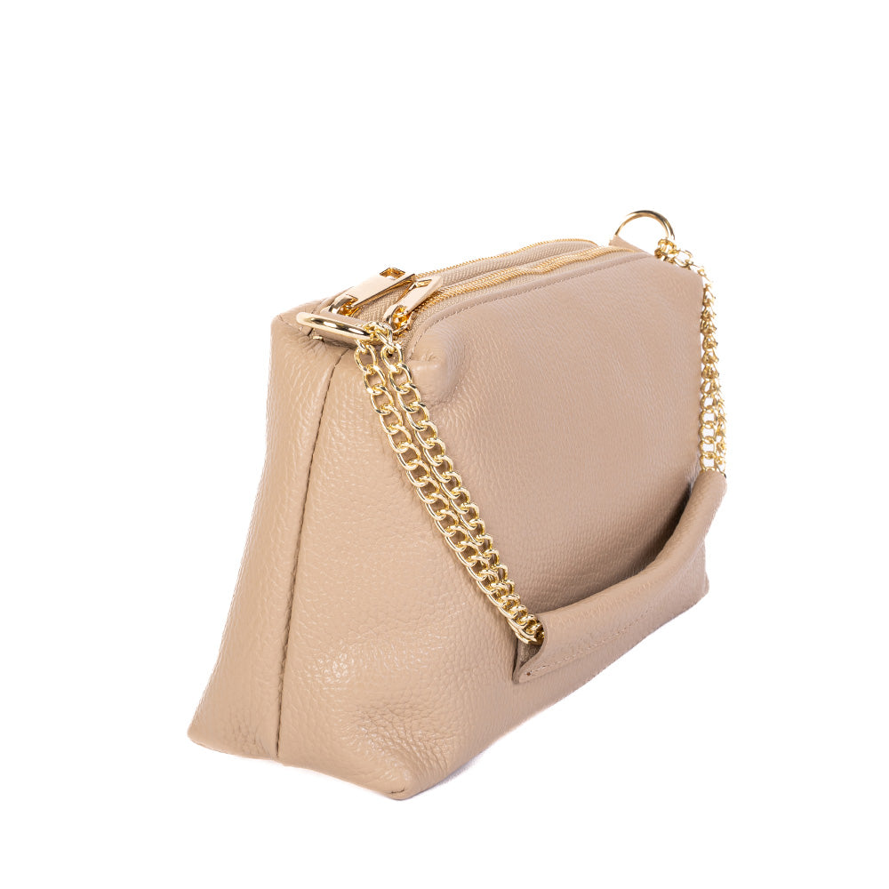 SHOULDER BAG WITH CHAIN HANDLE