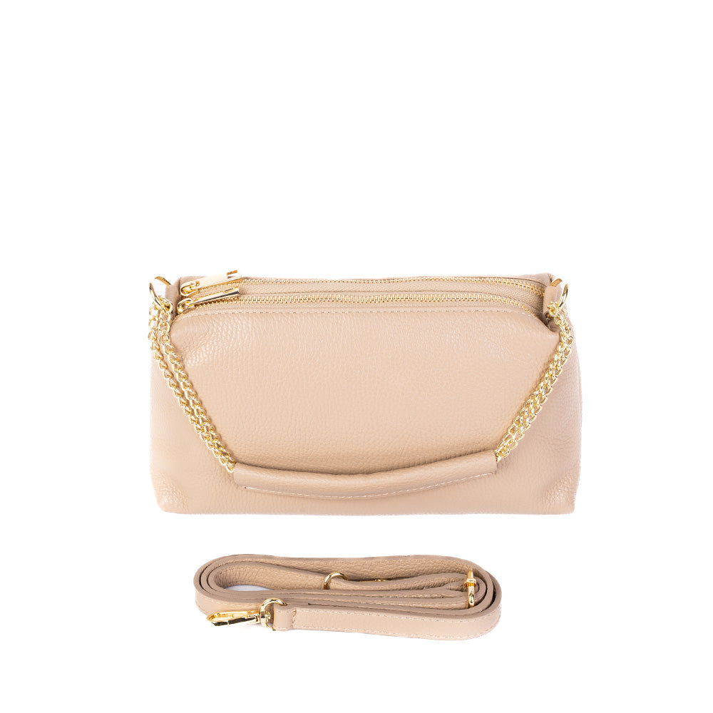 SHOULDER BAG WITH CHAIN HANDLE