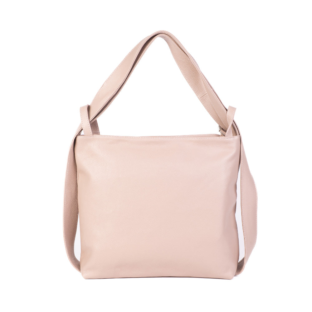BORSA A SPALLA TRASFORMABILE IN ZAINO GRANDE