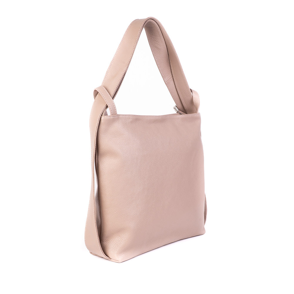 BORSA A SPALLA TRASFORMABILE IN ZAINO GRANDE