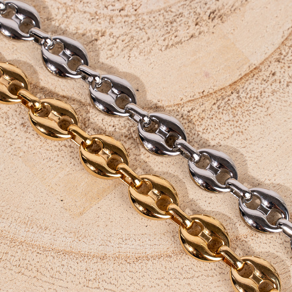 NAVY MESH BRACELET