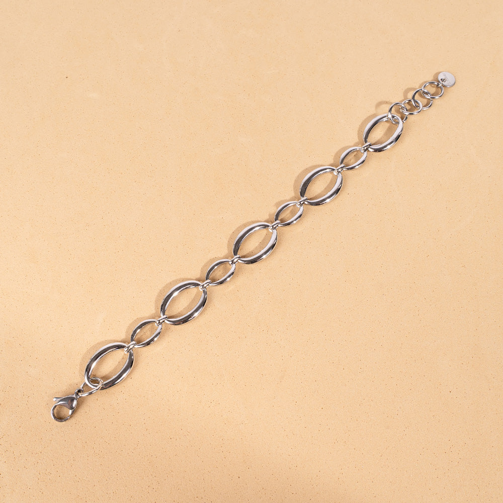 CHAIN BRACELET WITH TWO SIZE LINKS