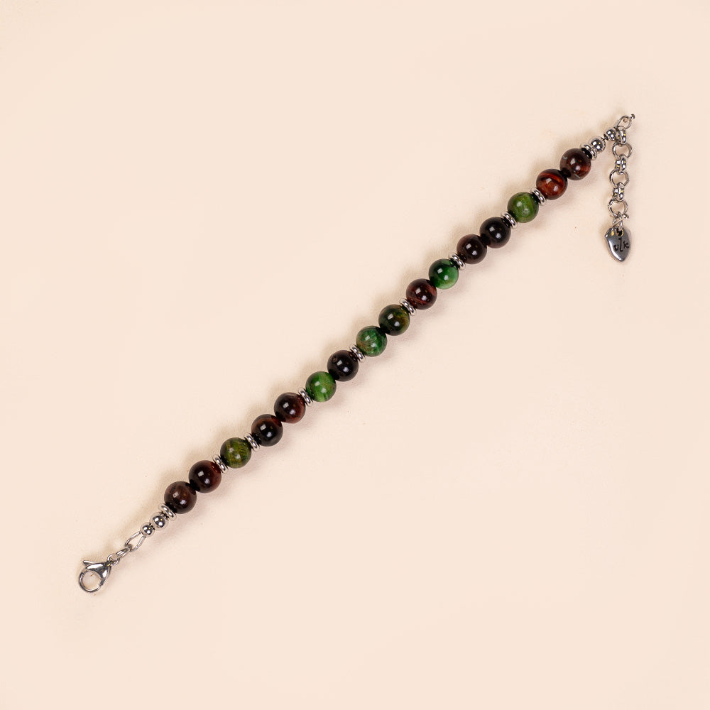 BRACCIALE CON PIETRE DURE COLORATE