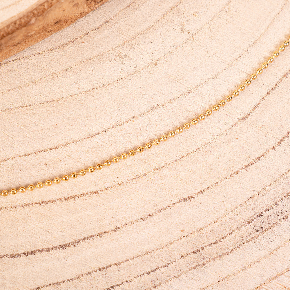 BRACCIALE FINO CON CATENA A PALLINI MEDI