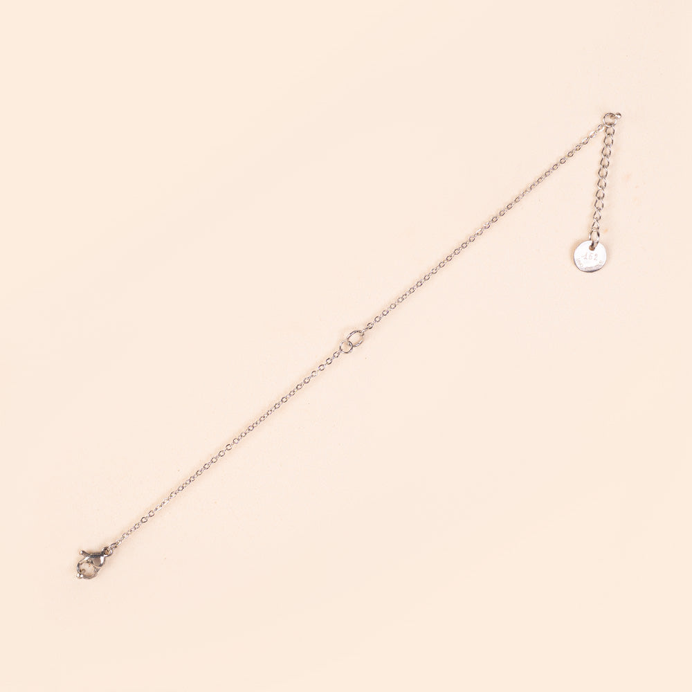 BRACCIALE FINO CON ANELLO PER CHARM