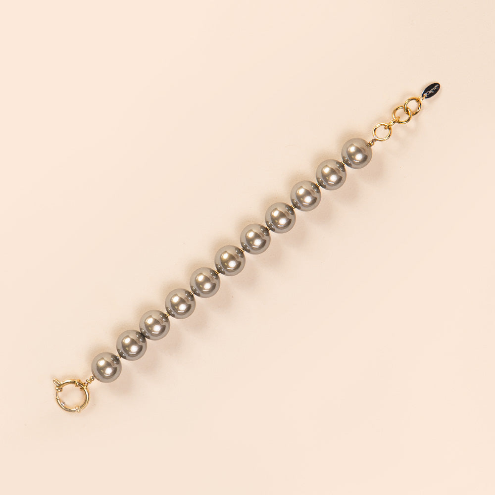 BRACCIALE CON PERLE LUCIDE