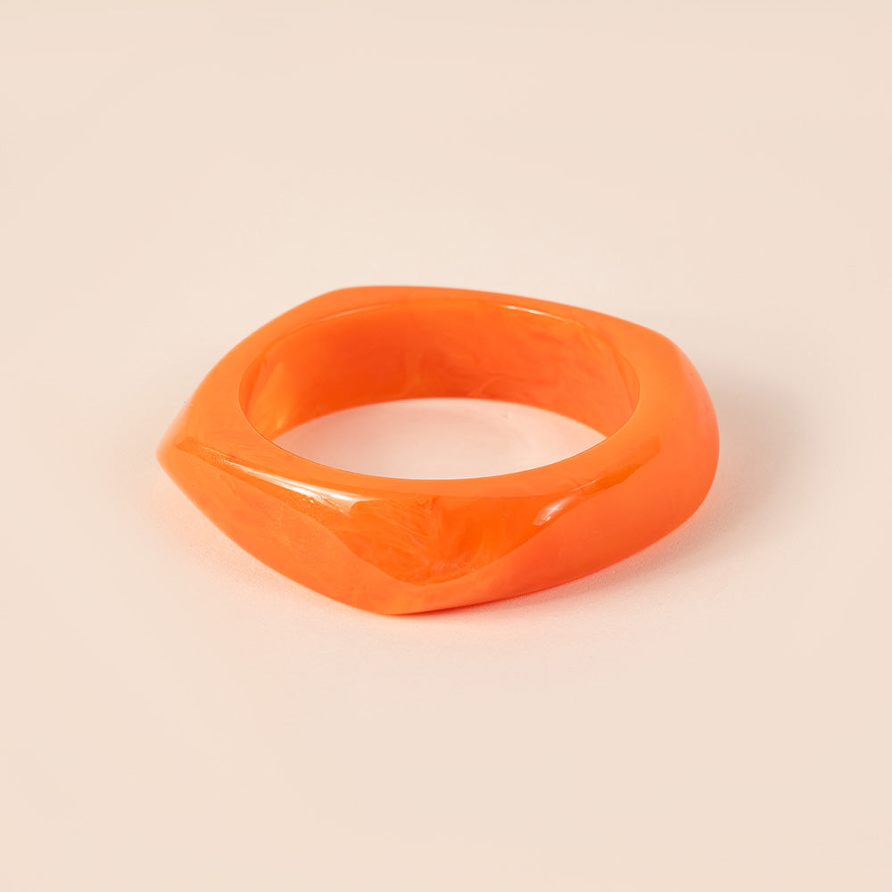 BRACCIALE RIGIDO ASIMMETRICO COLORATO