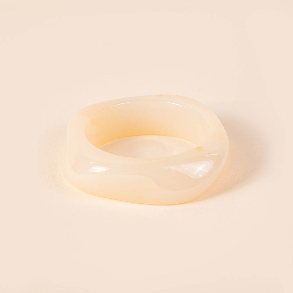 BRACCIALE RIGIDO ASIMMETRICO COLORATO