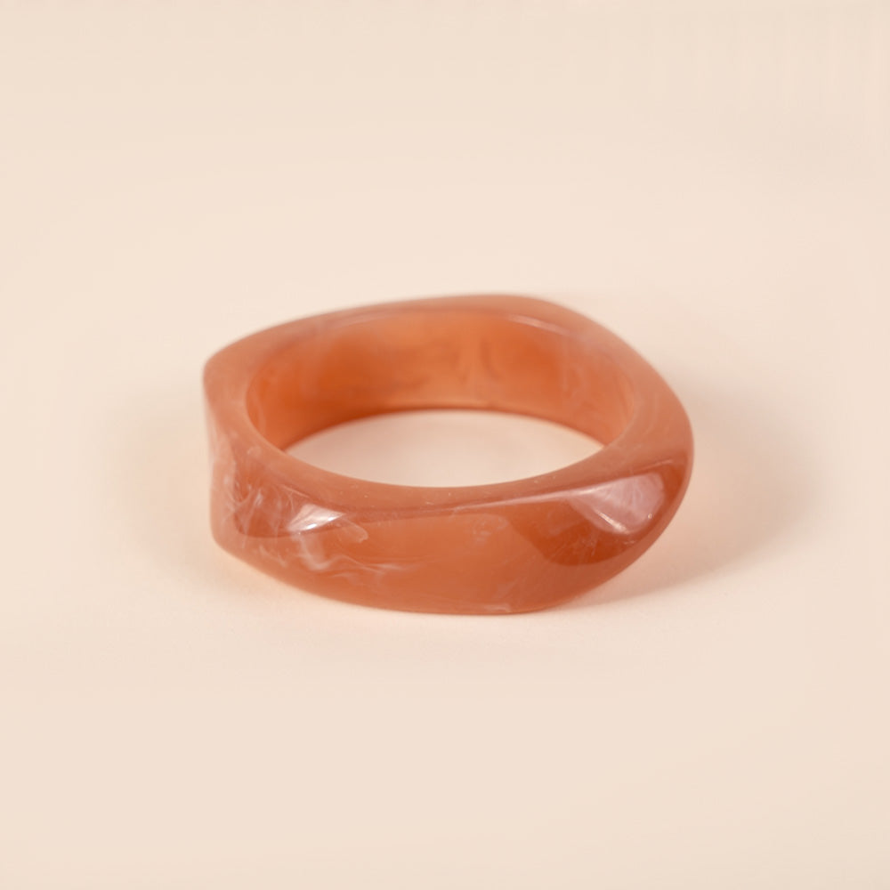 BRACCIALE RIGIDO ASIMMETRICO COLORATO