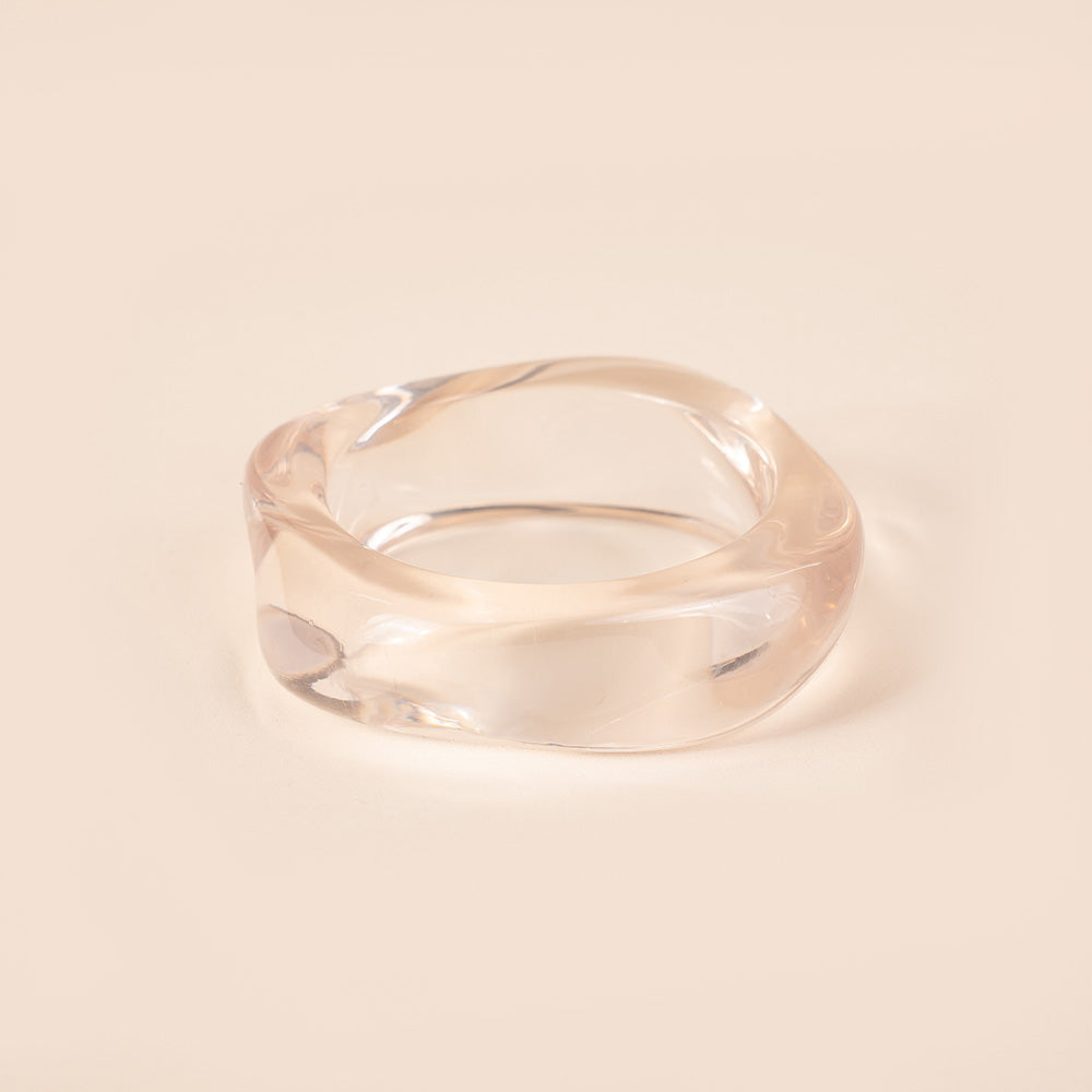 BRACCIALE RIGIDO ASIMMETRICO COLORATO